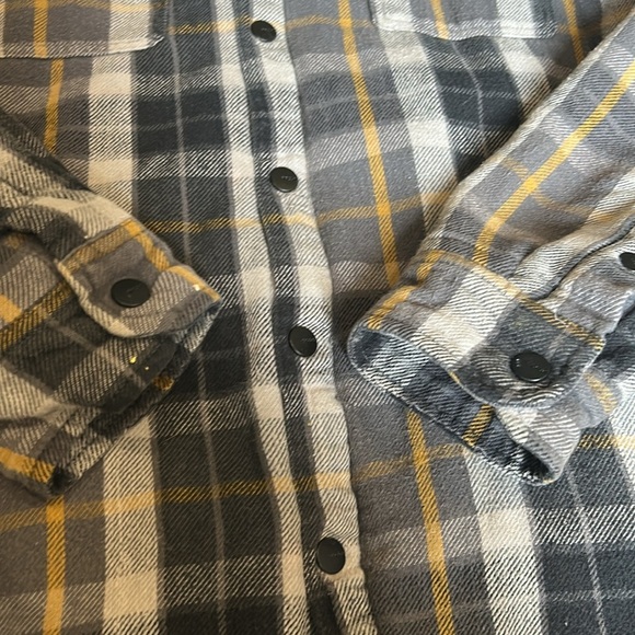 Rip curl Men’s flannel jacket size large - Picture 3 of 9